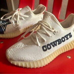 Custom unisex Dallas Cowboys sneakers.